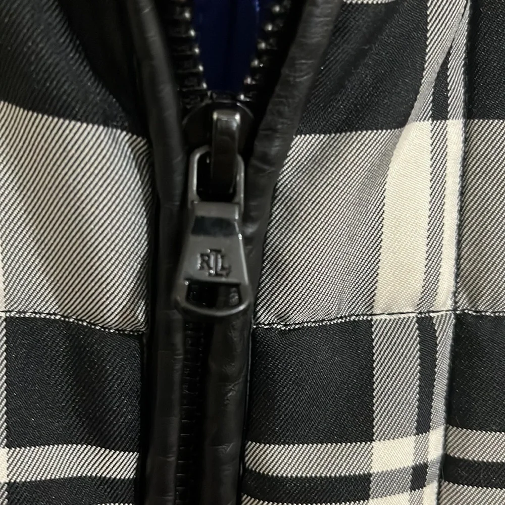 Ralph Lauren Vest Plaid Riding Vest - Picture 4 of 6